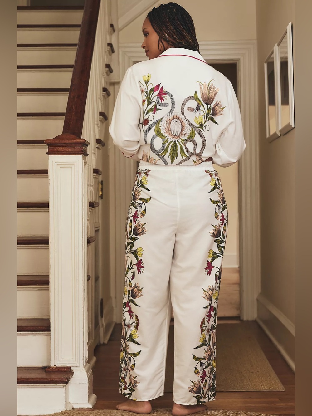 Victoria Garcia for Anthropologie Wide-Leg Flannel Pajama Bottoms XL Set - Picture 2 of 12